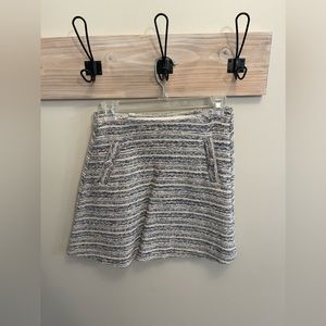 LOFT Short A-Line Multicolor Skirt. Size XS.